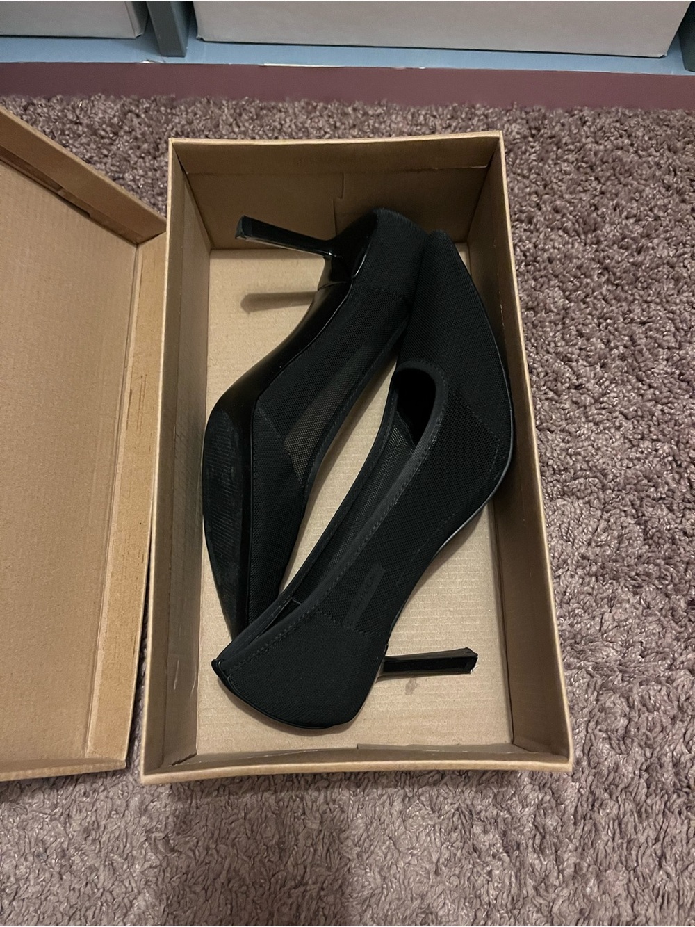 Steve Madden Black Pointed Stiletto Heels